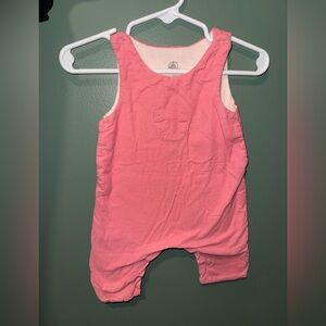 Petit Bateau Pink Baby Romper Sleeveless